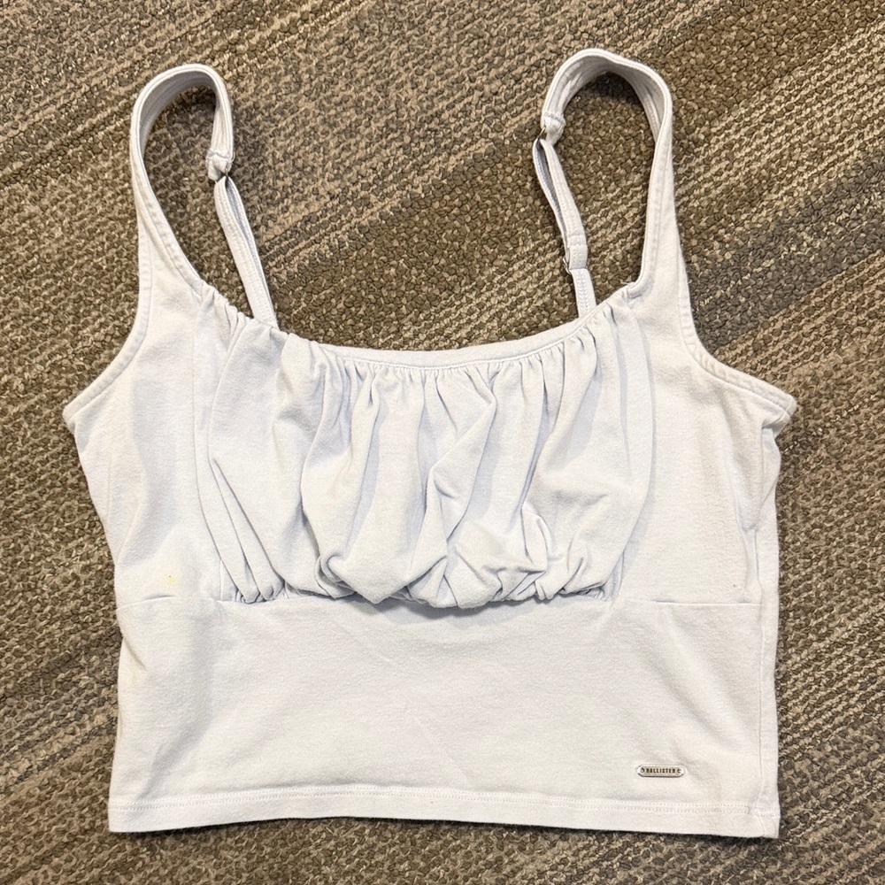 Hollister Light Blue Crop Top